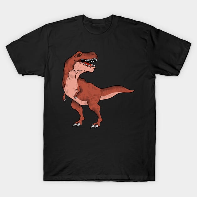 T Rex Dinosaur gift shirt for Science and Nature Geeks T-Shirt by TheBeardComic